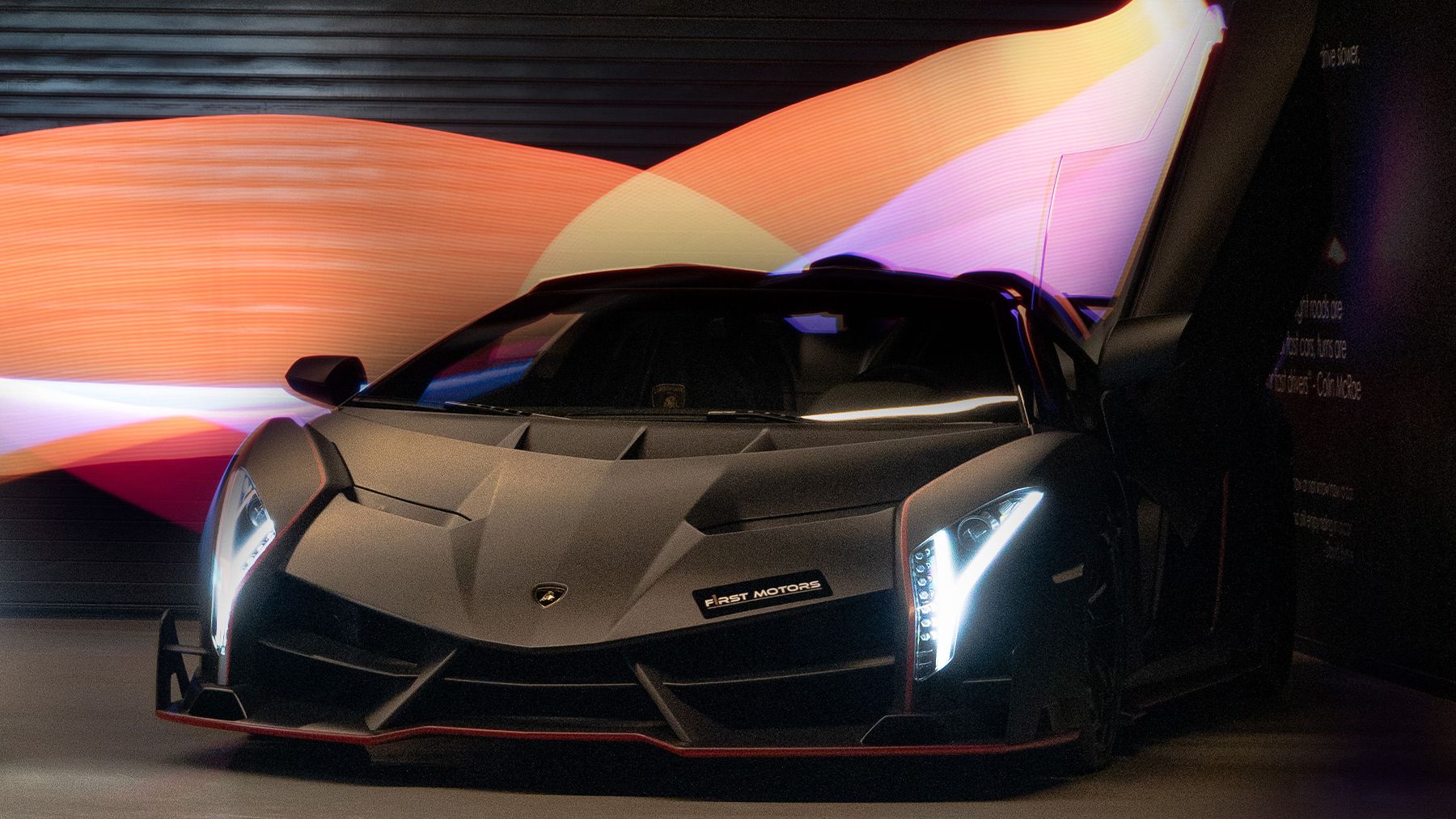The Lamborghini Veneno: A Fully Carbon Fiber Masterpiece, 1 of 1
